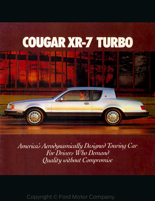 1984 Mercury Cougar XR-7 Brochure