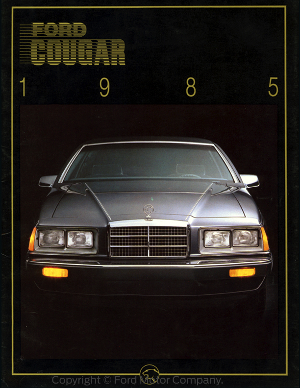1985 Ford Cougar Brochure (Mexico)