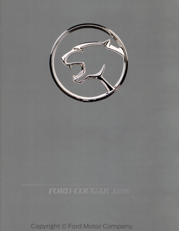 1986 Ford Cougar Brochure (Mexico)