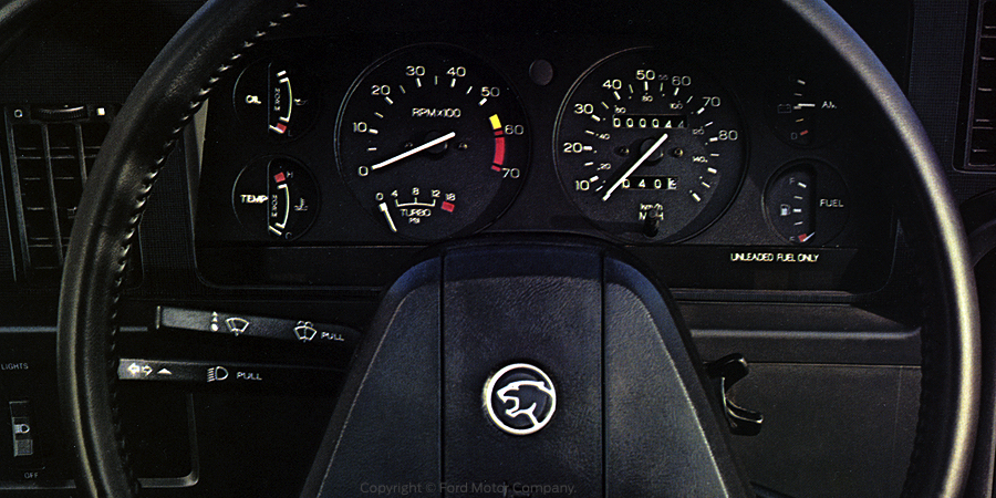 1985-88 Analog Cluster - 4 Cyl Turbo
